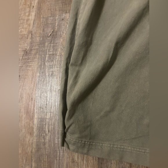 Free People Cool Harbor Barrel / Wide-Leg Pants In Army Green - Picture 8 of 14